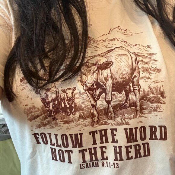 Follow the Word Not the Herd Shirt - Picture 1 of 3